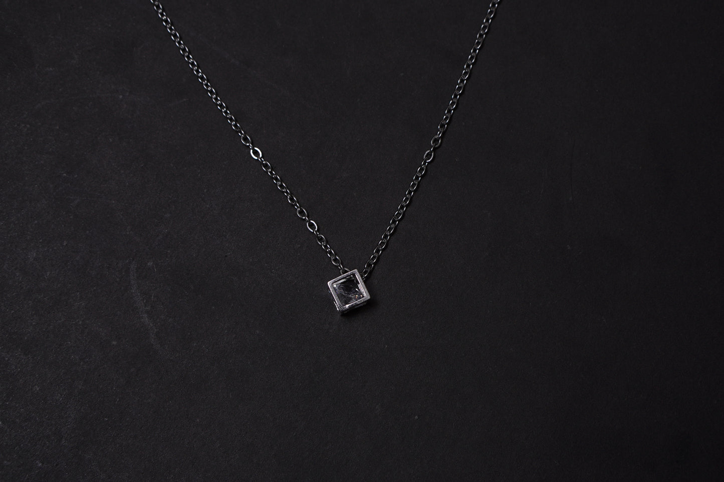 Rubik Luxury Pendant with Diamond Inside